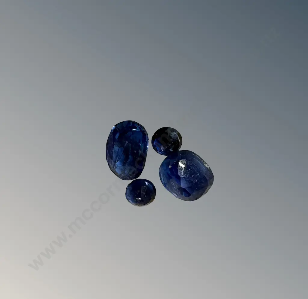 Four Ceylonese Sapphire Loose Stones Image 1++
