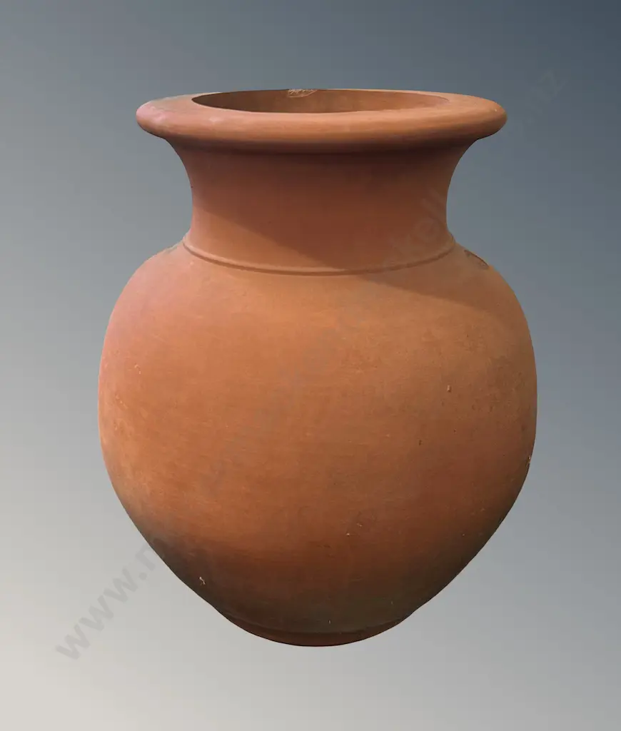 Terracotta Burrelli Urn, (chip to rim) H57xD40cm Image 1++