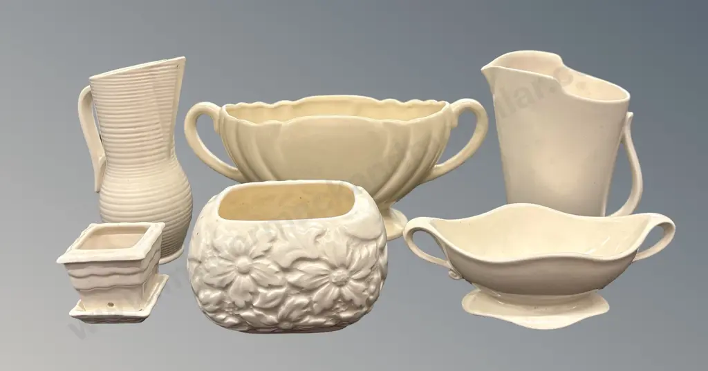 English Pottery Vases and Jugs - Crown Devon, Dartmouth, Sylvac, AF Image 1++