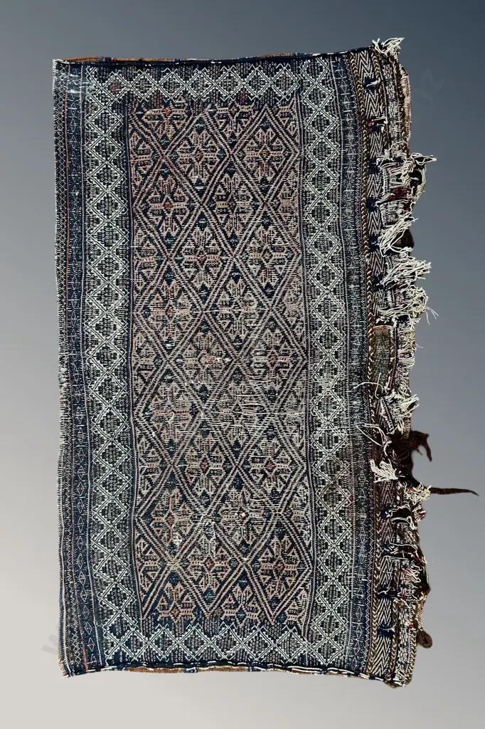 Kilim Camel Bag - Brown and Blue Tones 140x80cm Image 1++