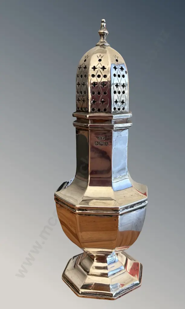 Sterling Silver Sugar Castor,  L19cm, TW175.4gms Image 1++