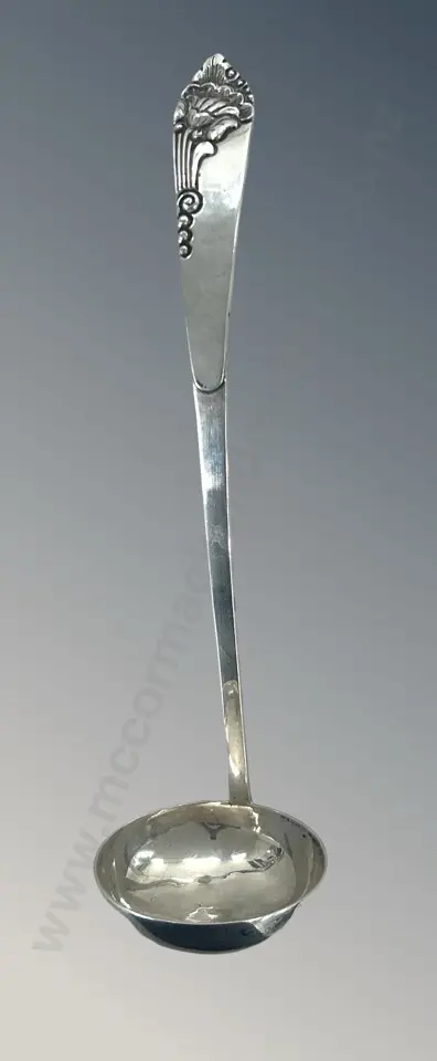 .800 Silver Ladle L28cm, TW176gms Image 1++