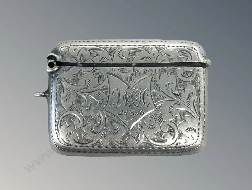 Sterling Silver Vesta Case TW20gms Image 1++