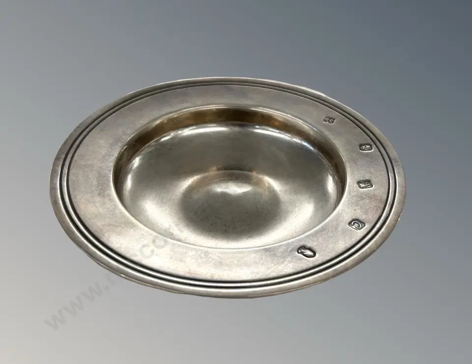 Sterling Silver Armada Dish 11cm, TW108gms Image 1++