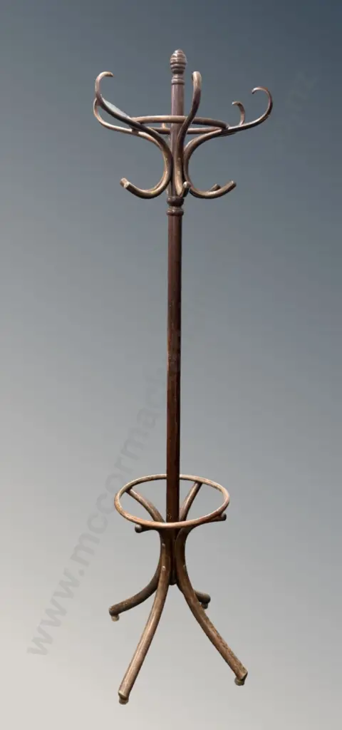 Thonet, Bentwood Style Hat and Coat Stand H195cm Image 1++