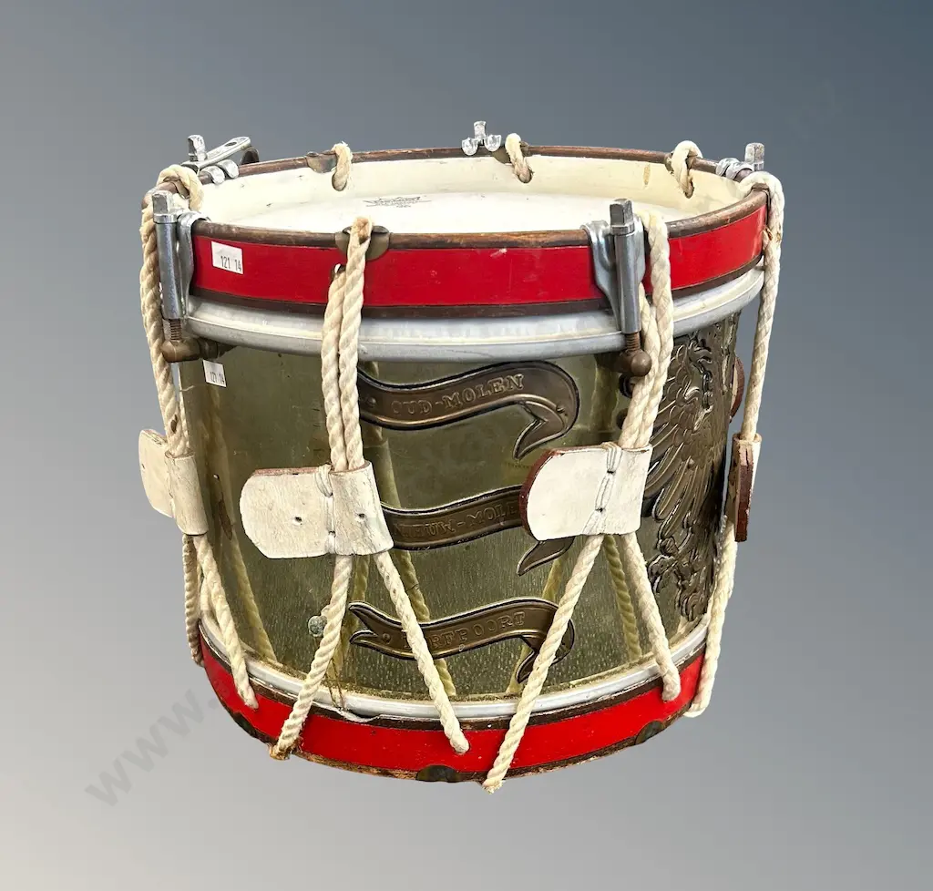 Double Headed Eagle Military Snare Drum, H30xD34cm Image 1++