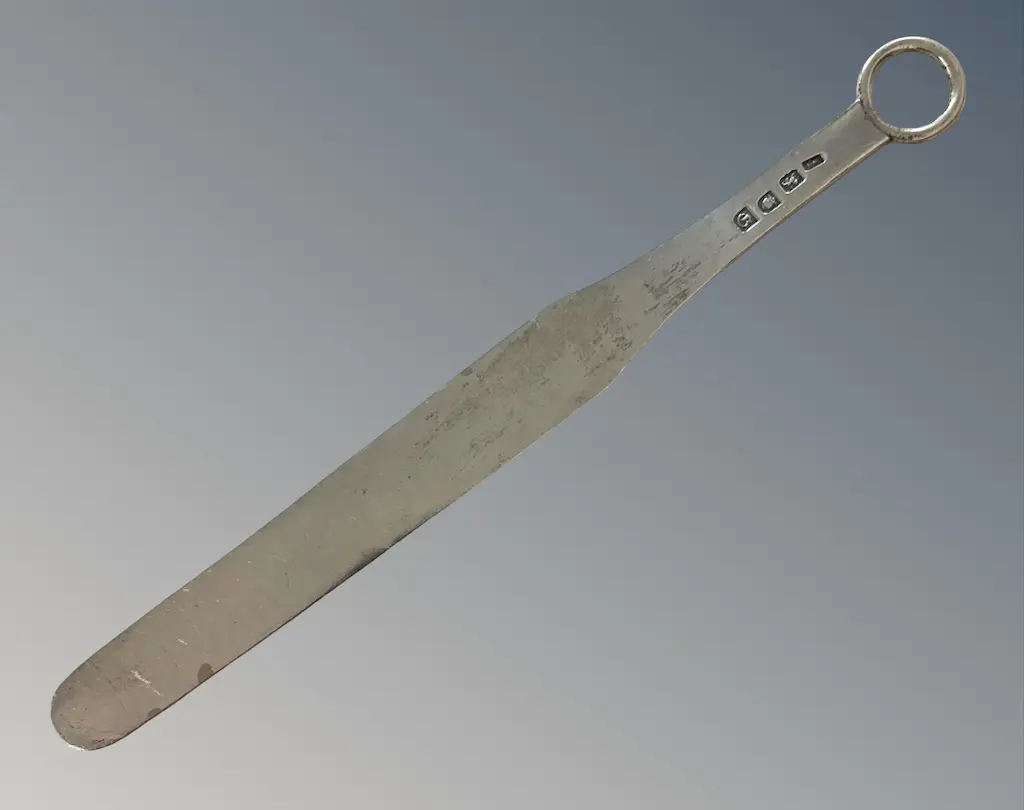 Sterling Silver Paper Knife, L29cm, TW82gms Image 1++