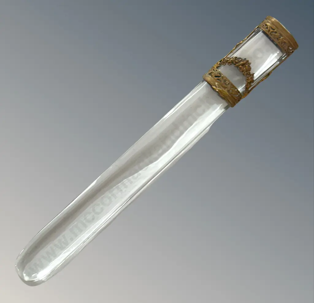 Louis XVI Glass with Bronze Mounted French Page Folder, L34cm Image 1++