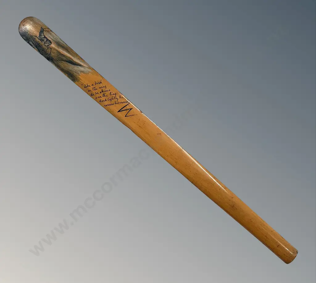 Wooden Paper Knife with Hand Painted Deer L56cm Image 1++