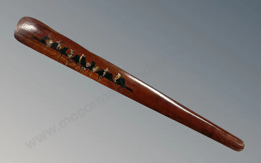 Wooden Paper Knife with Hand Painted Mice L46cm Image 1++