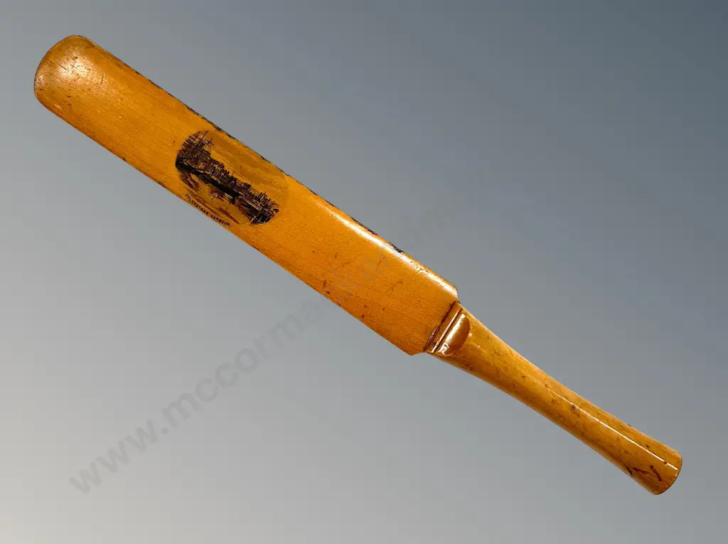 Mauchline Ware Cricket Bat Letter Opener L32cm Image 1++