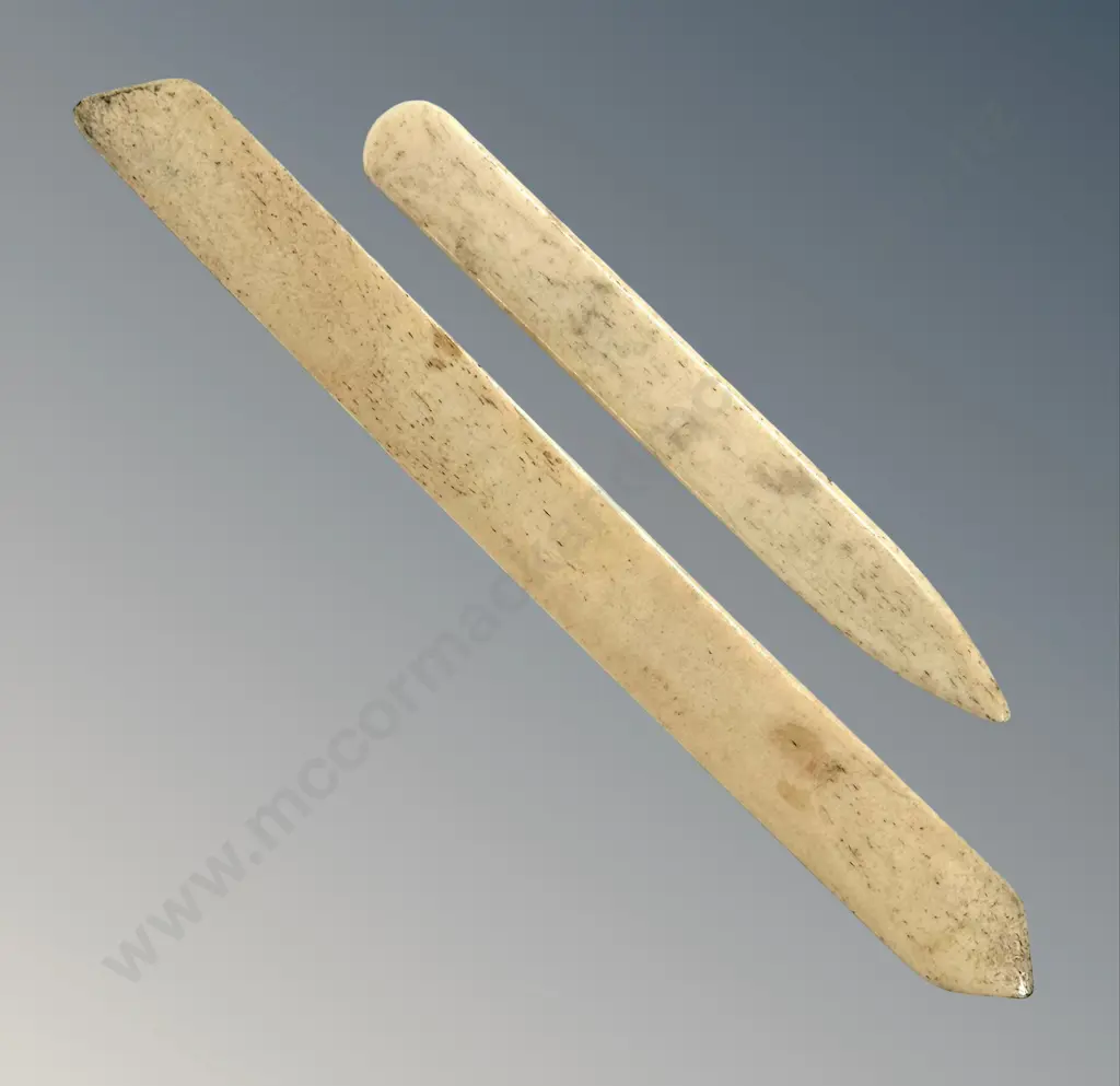 Two Ivory Letter Openers L15cm, L23cm Image 1++