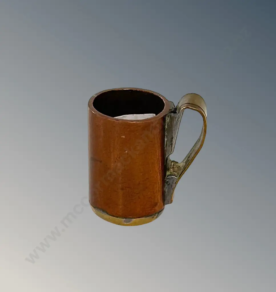 Miniature Copper Jug Table Match Holder H2cm Image 1++
