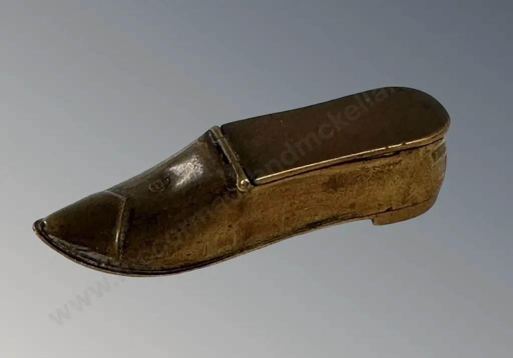 Brass Cigar Cutter Shoe H5cm Image 1++