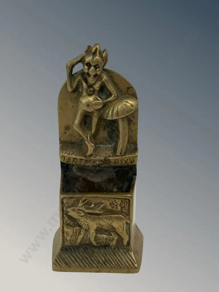 Brass Dartmoor Pixie Table Match Holder H10cm Image 1++