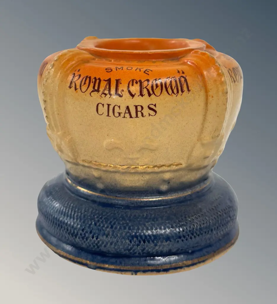 Royal Crown Cigars Table Match Holder H10cm Image 1++