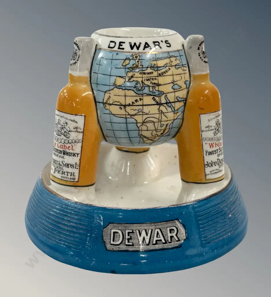 Dewar's Advertising Table Match Holder, AF H10.5cm Image 1++
