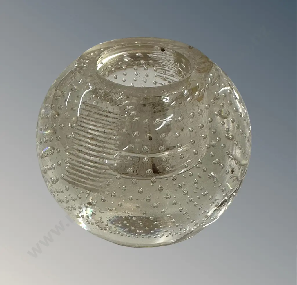 Controlled Bubble Glass Table Match Holder H6cm Image 1++
