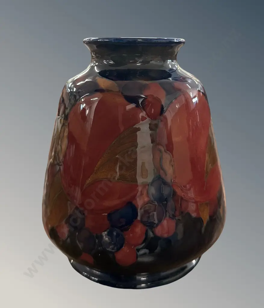 Moorcroft Pomegranate Pattern Vase,  H16cm Image 1++