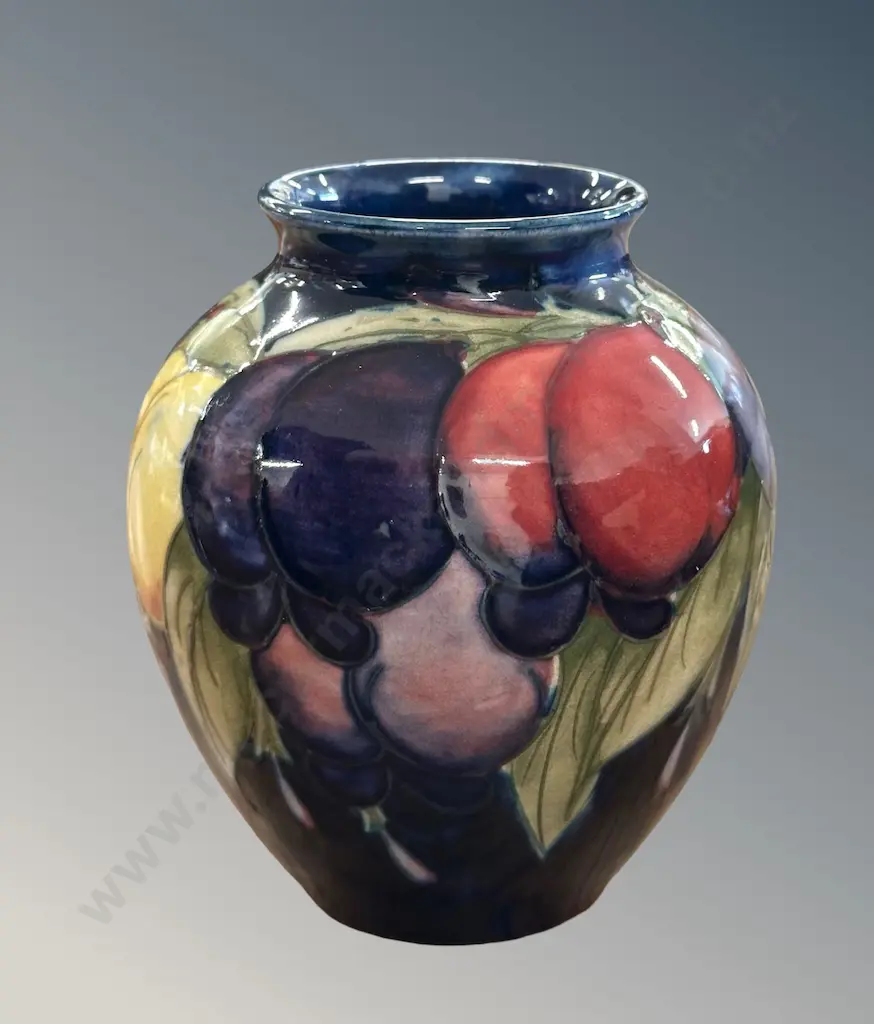 Moorcroft Wisteria Plum Pattern Vase, H11cm Image 1++