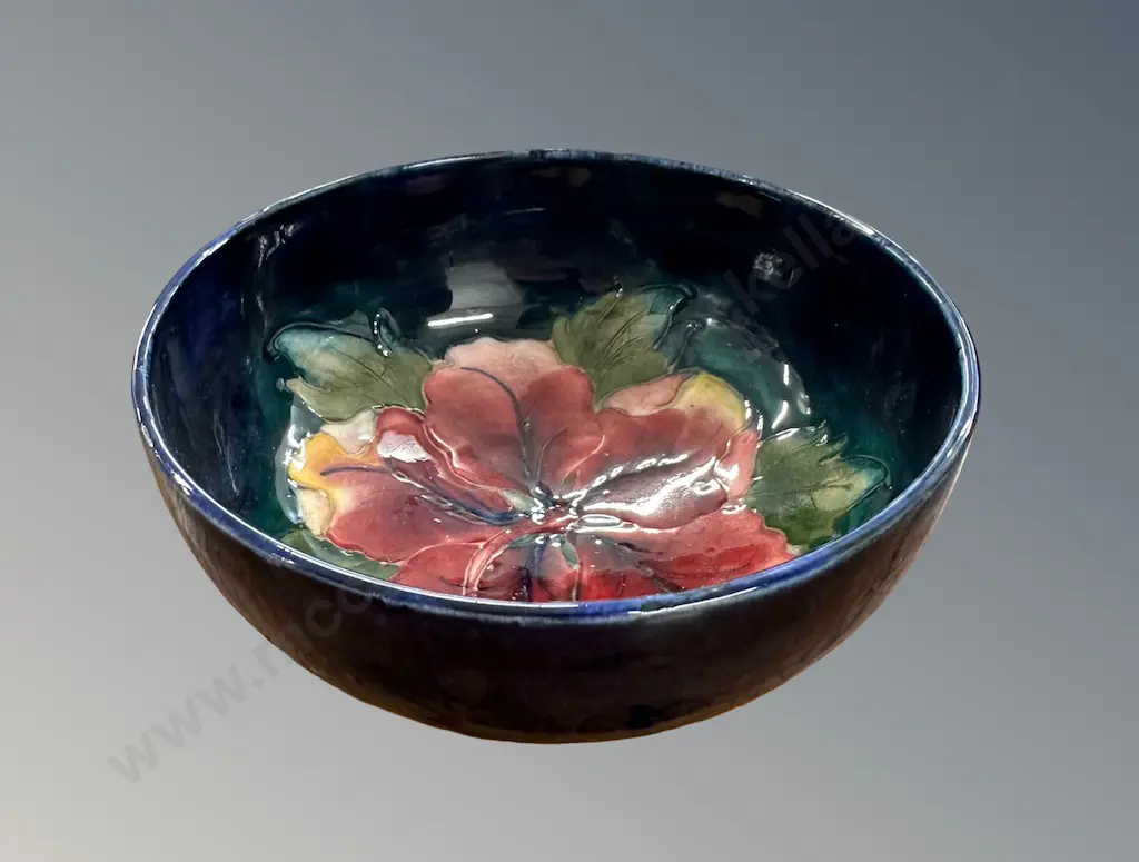 Moorcroft Hibiscus Pattern Small Bowl, Dia13cm Image 1++