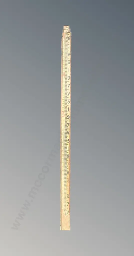 Surveyors Staff - L Cassella, London, also inscribed A.H Ross, Optician, Dunedin L330cm extended Image 1++