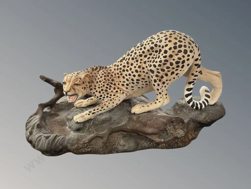Beswick Leopard Statue, L29xH17cm Image 1++