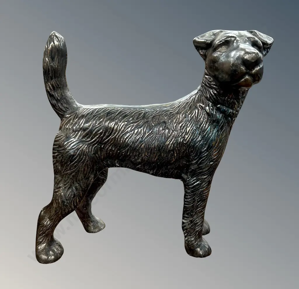 Spelter Airedale, H19x20cm Image 1++