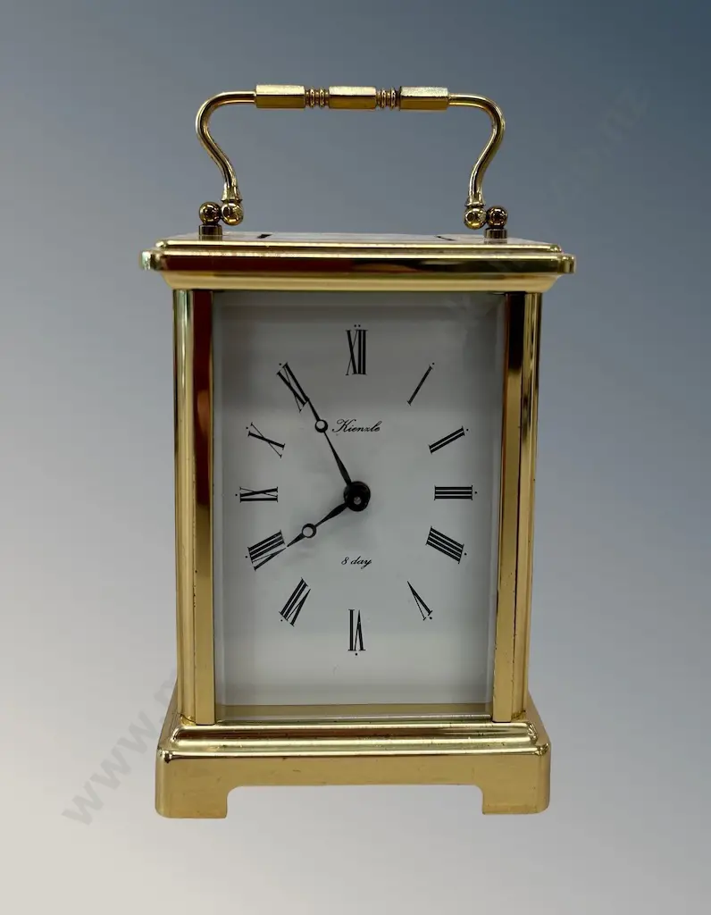 Kienzle Brass Carriage Clock, H12cm Image 1++