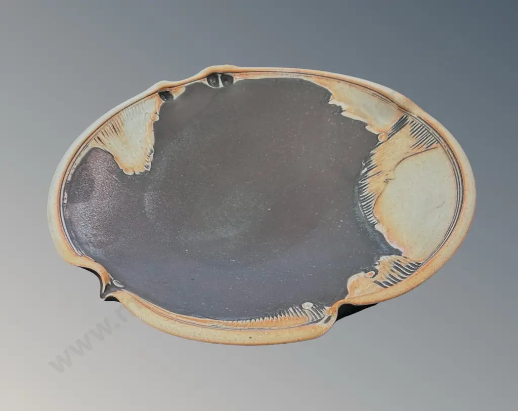 Royce McGlashen - Pottery Hanging Platter, Dia34cm Image 1++