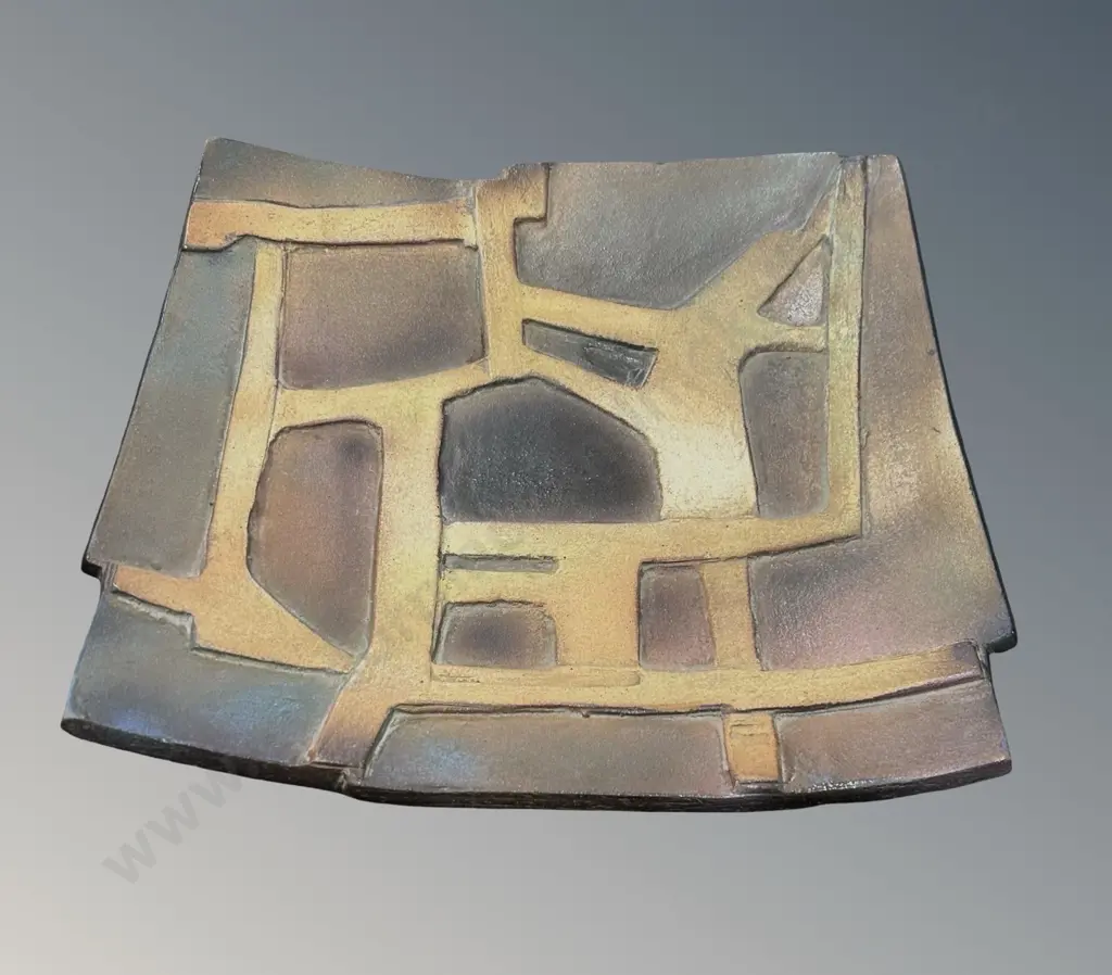 Gita Berzins - Pottery Platter, L35xW35cm Image 1++