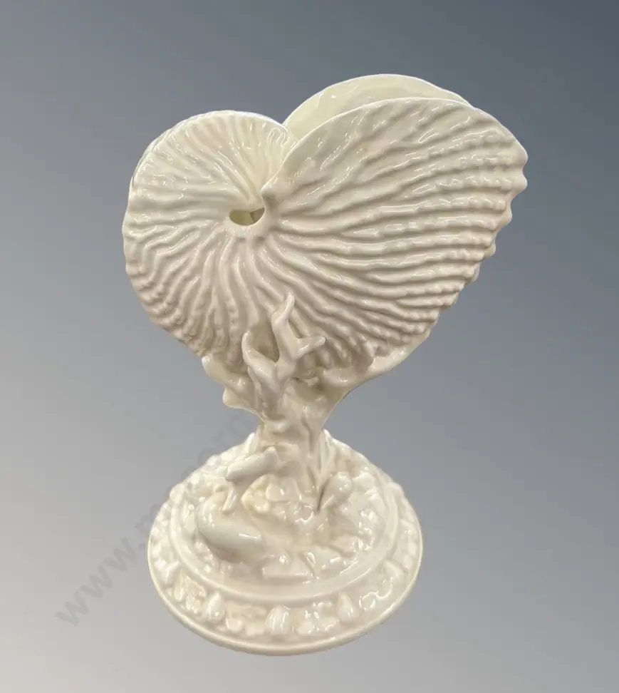 Royal Worcester Nautilus Shell Vase, H21cm Image 1++