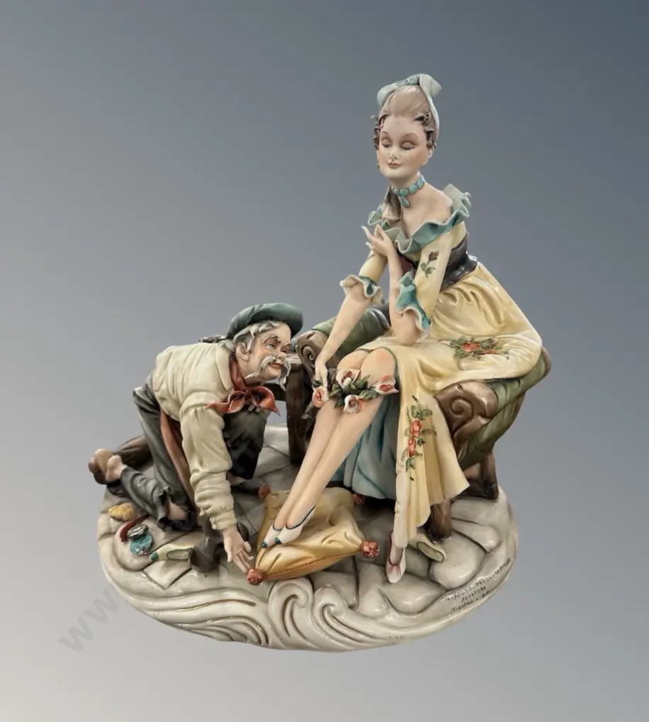 The Shoemakers Dream - Capodimonte Porcelain Figurine, H31xL32cm Image 1++
