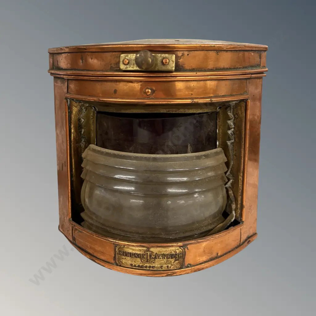 Simpson Lawrence Ships Copper Lantern AF H18cm Image 1++