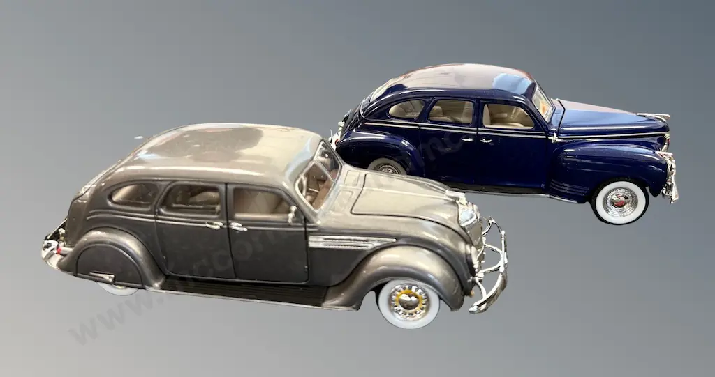 National Motor Museum Mint Classic Cars - 1936 Chrysler Airflow, 1941 Plymouth Image 1++