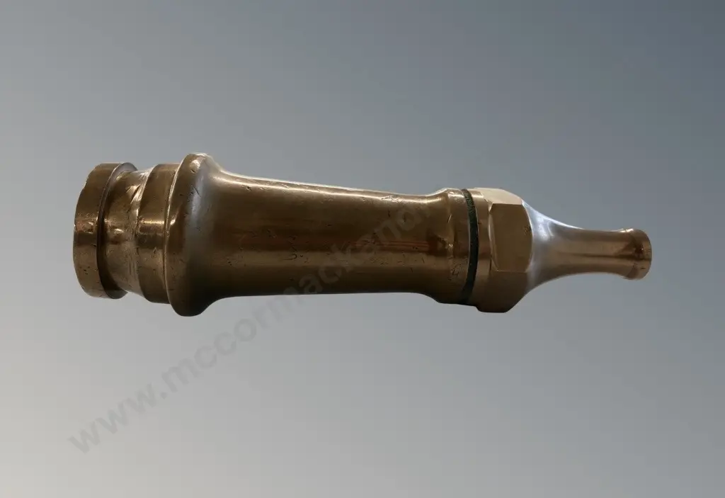 Solid Brass Fire Hose End L29cm Image 1++