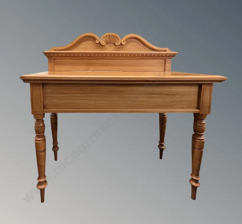 Rimu Wash Stand with Side Drawers and Brass Pulls Image 1++