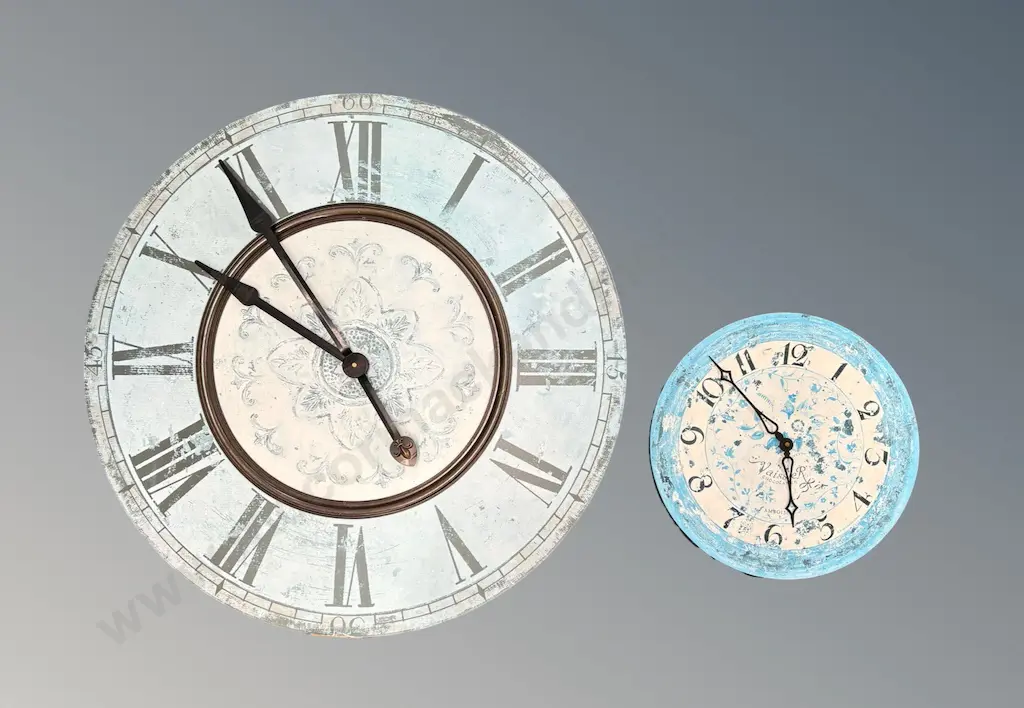 Two Wall Clocks, Dia72cm (AF) and Dia36cm Image 1++