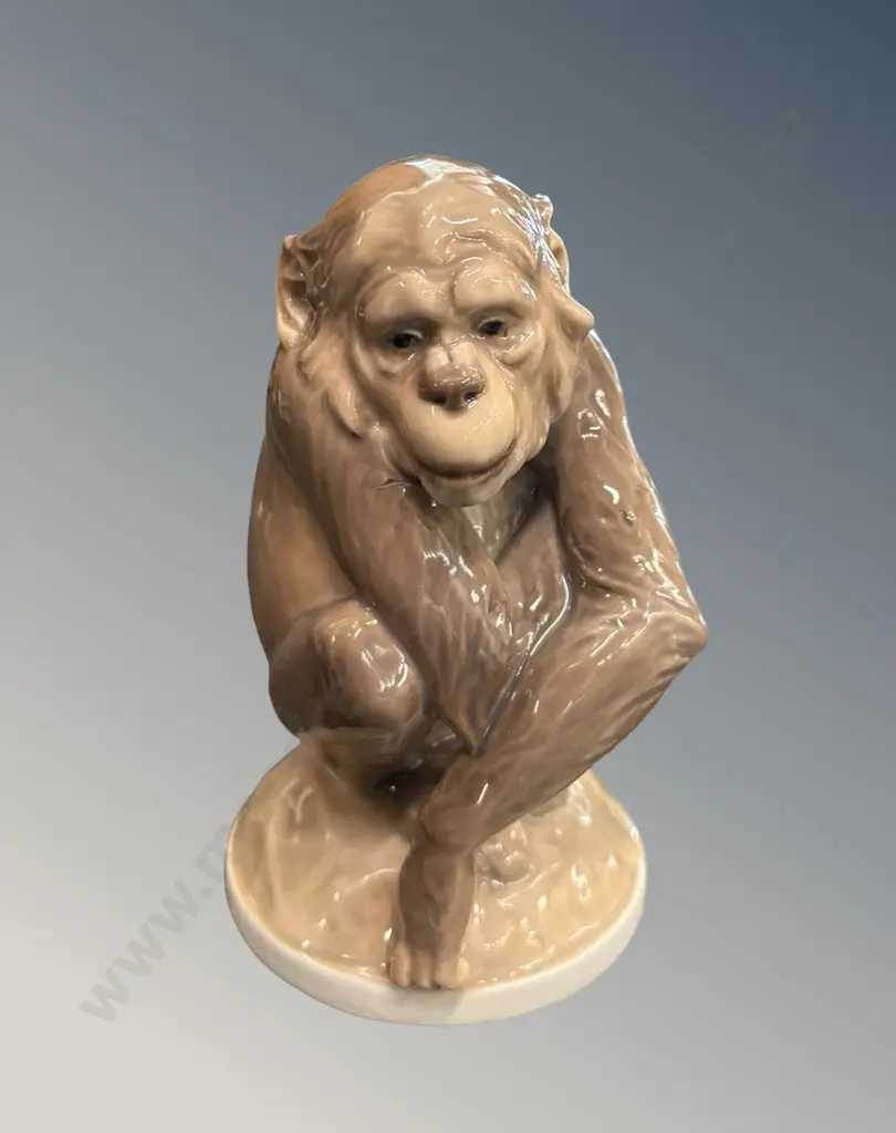 Royal Copenhagen Monkey H14cm Image 1++