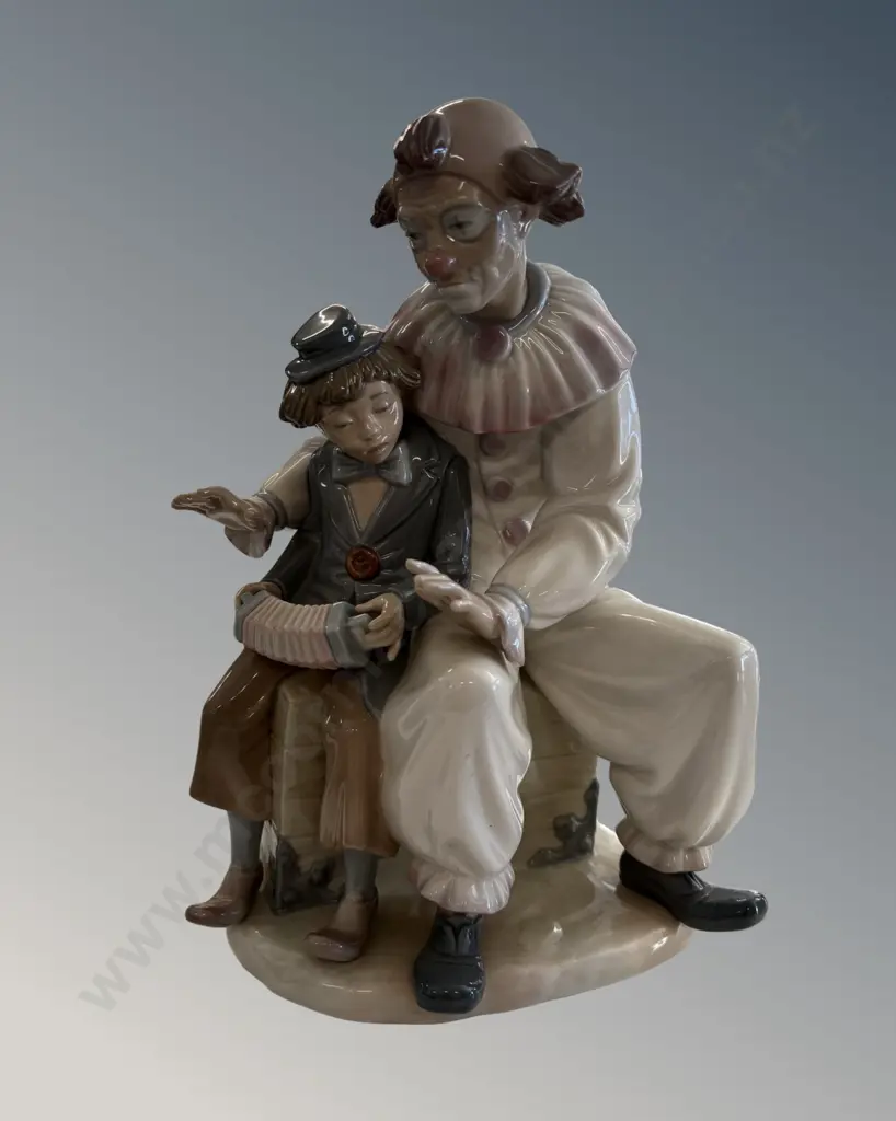 Zaphir Lladro Style Figure - Lesson of Music H28cm Image 1++