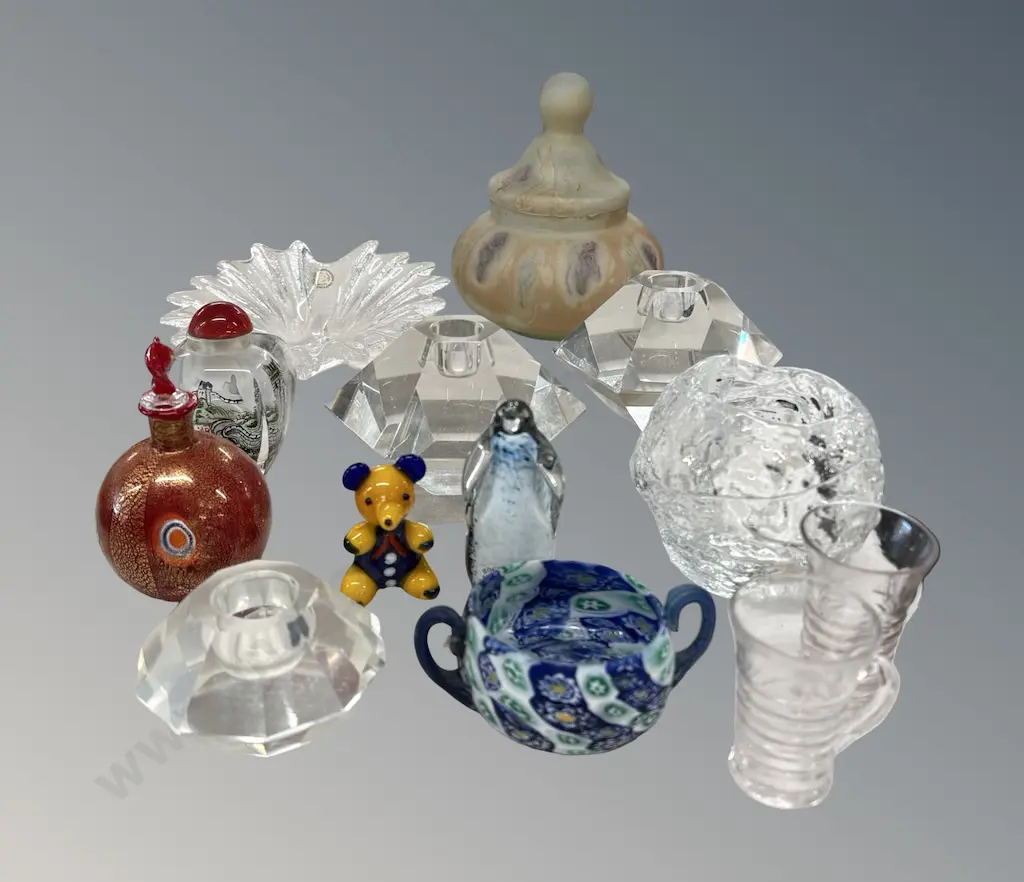 Assorted Art Glass Objects and Ornaments Image 1++
