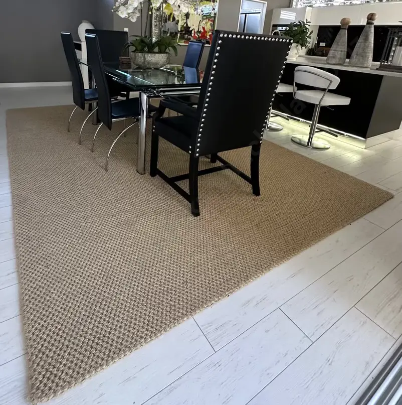 Sisal Floor Rug in Natural Tones 347x250cm Image 1++
