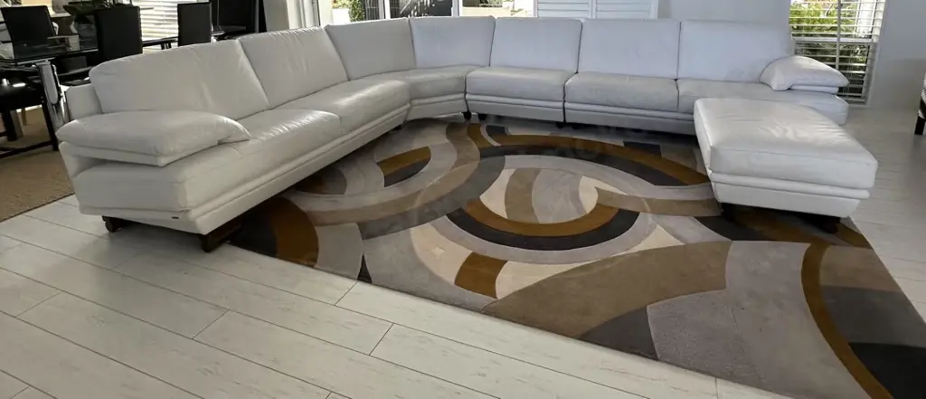 New Zealand Wool Delaunay Designer Rectangular Rug 302x202cm - see further photo Image 1++