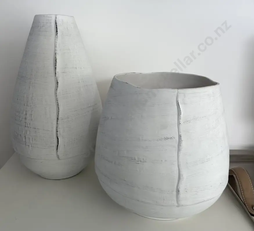 Pair of Osona Vases H28cm, H41cm Image 1++