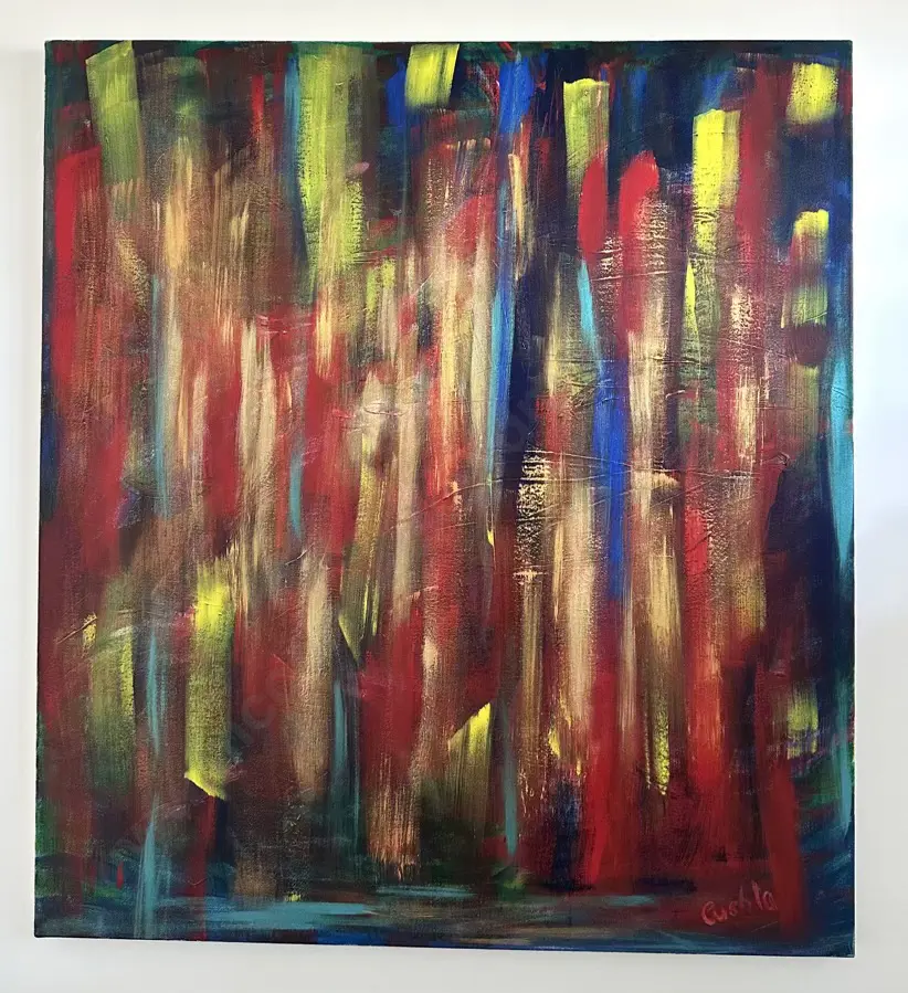 Cushla Moorhead - Untitled, 2012, acrylic on canvas 101x91cm Image 1++