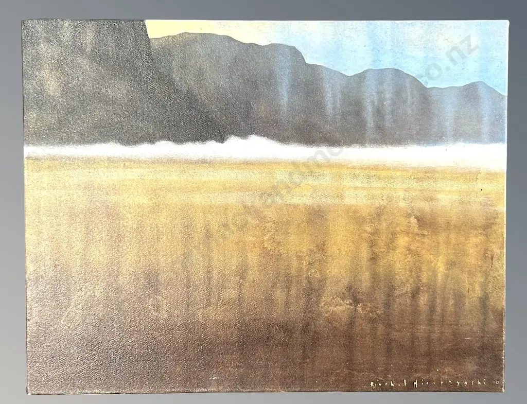 Rachel Hirabayashi - Purakanui, oil on canvas, 350x450mm Image 1++