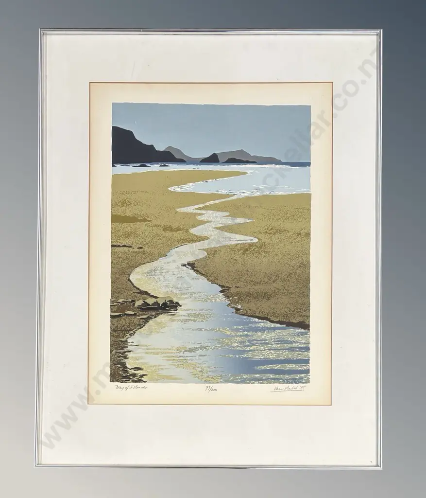 Van Aalst - Bay of Islands, 77/200 work on paper, 580x435mm Image 1++