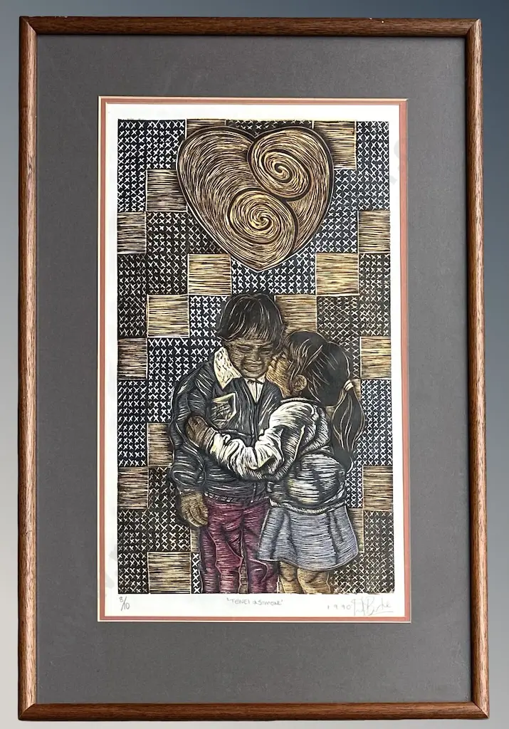 W Burke? - Tewei Simone, 1990 8/10, work on paper, 500x290mm Image 1++