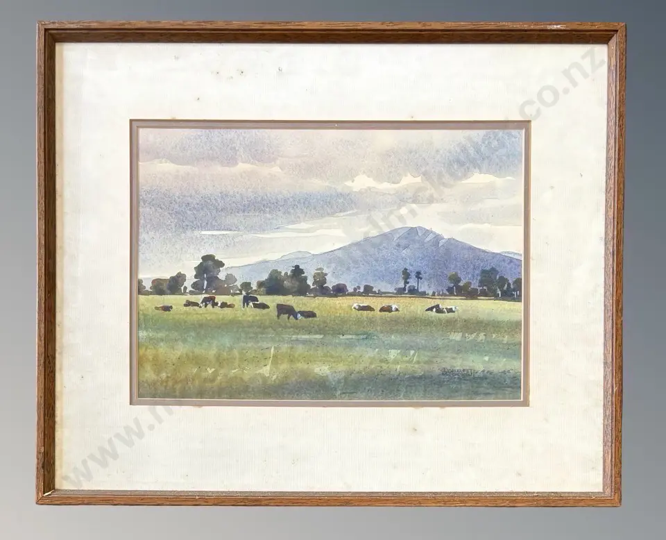 Robert McDowell - Near Hokitika, watercolour on paper, 235x330mm Image 1++