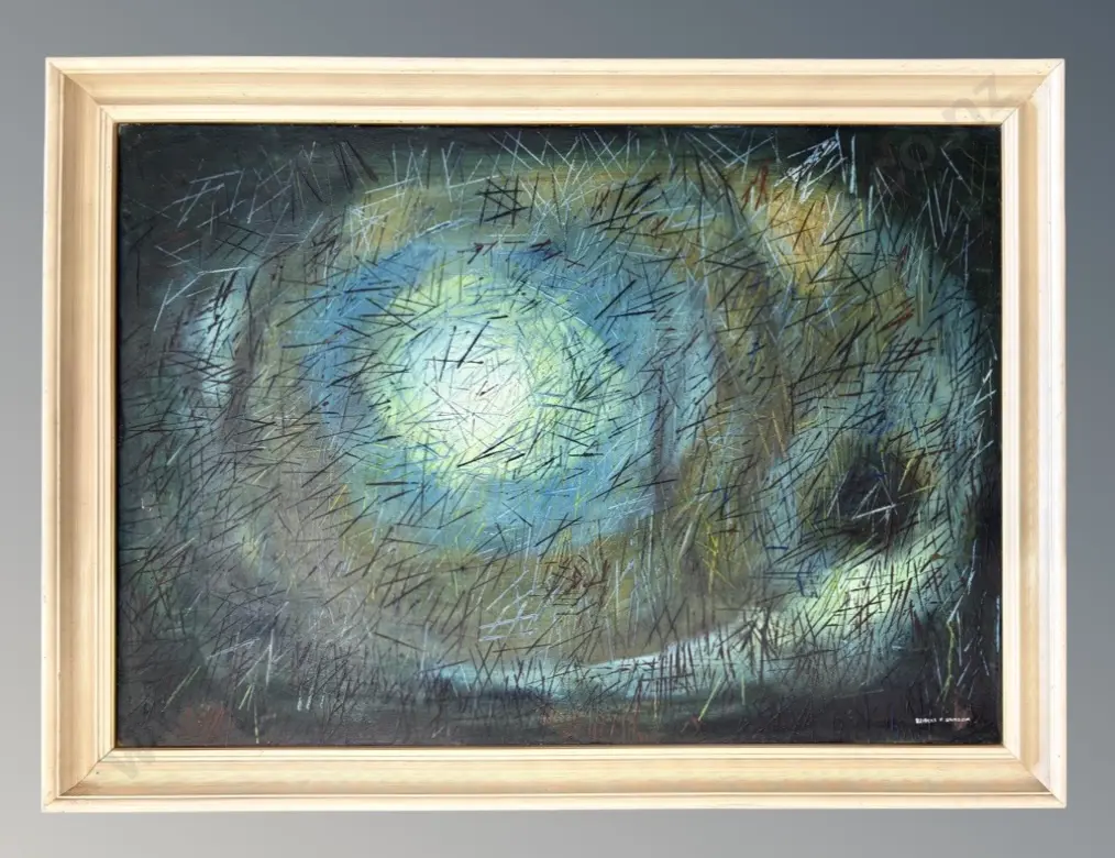 Robert Sansom - Embryo of Shadows, oil on board, 670x960mm Image 1++